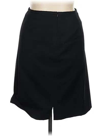Pre-owned Hillard & Hanson Formal Skirt In Black