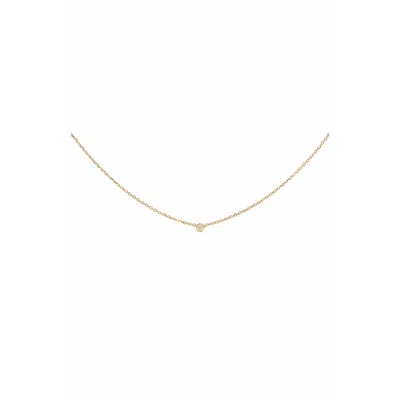 Hillary Alexandria Women's Gold Sample Sale: White Jade Vi Necklace