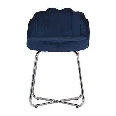 Hillsdale House Catalina Vanity Stool In Blue