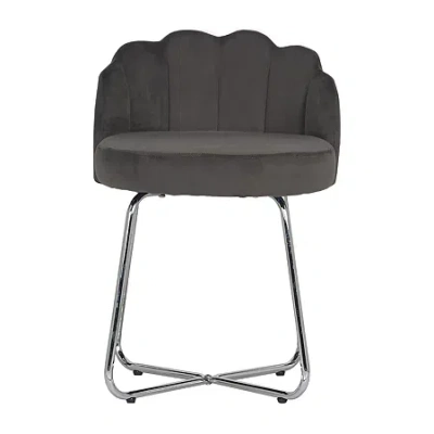 Hillsdale House Catalina Vanity Stool In Gray