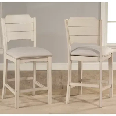 Hillsdale House Clarion Bar Stool In White