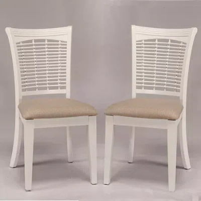 Hillsdale House Everwood Set Of 2 Dining Chairs In White