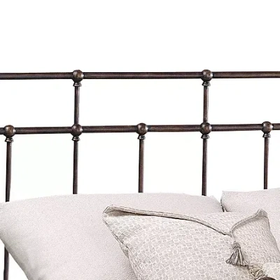 Hillsdale House Jacob Metal Headboard In Brown