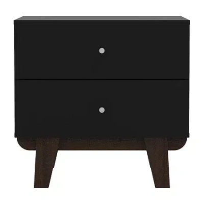 Hillsdale House Kinkaid 2-drawer Nightstand In Black