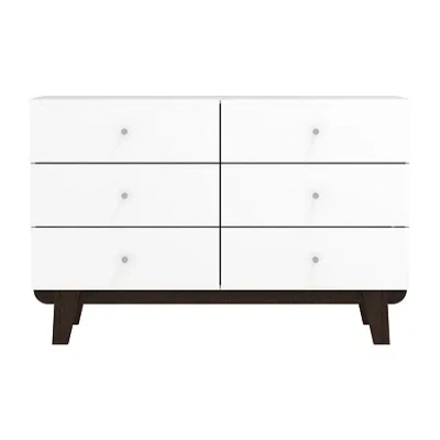 Hillsdale House Kinkaid 6-drawer Dresser In White