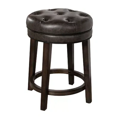 Hillsdale House Krauss Swivel Stool In Black