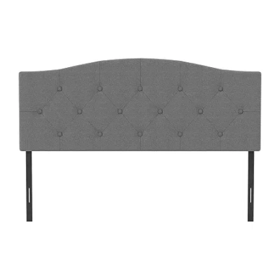 Hillsdale House Provence Upholstered Headboard In Gray
