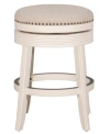 Hillsdale Tillman Backless Counter Height Swivel Stool In White