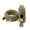 Hilo De Mar Women's Drop Earrings With Charms - Gold