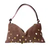 Hilo De Mar Women's Pink / Purple Velvet Bag With Charms In Pink/purple