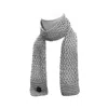 Hilo De Mar Women's Two In One Handknitted Scarf & Belt - Silver