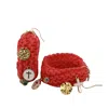 Hilo De Mar Women's Yellow / Orange Drop Earrings With Charms - Orange
