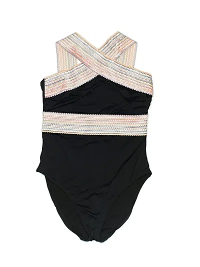 Pre-owned Hilor One Piece Swimsuit In Black