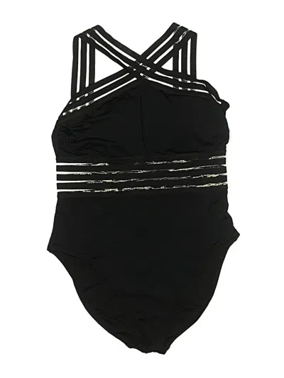 Pre-owned Hilor One Piece Swimsuit In Black