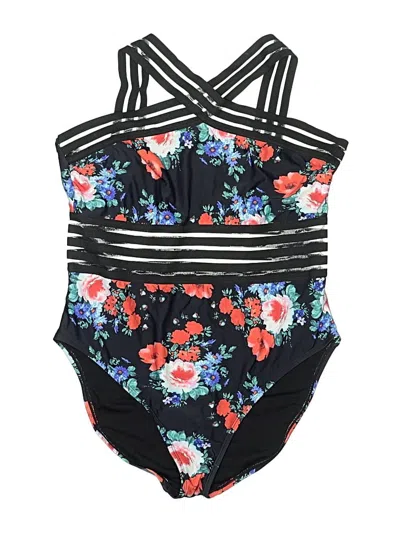 Pre-owned Hilor One Piece Swimsuit In Black