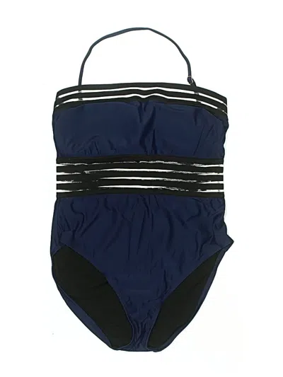 Pre-owned Hilor One Piece Swimsuit In Blue
