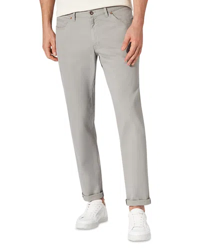 Hiltl Dude 5-pocket Essential Cotton Pants In Gray
