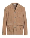 Hiltl Man Jacket Sand Size Xxl Cotton In Brown
