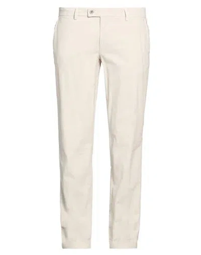 Hiltl Man Pants Beige Size 40 Cotton, Elastane