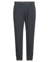 Hiltl Man Pants Charcoal Size 42 Cotton, Elastane In Black