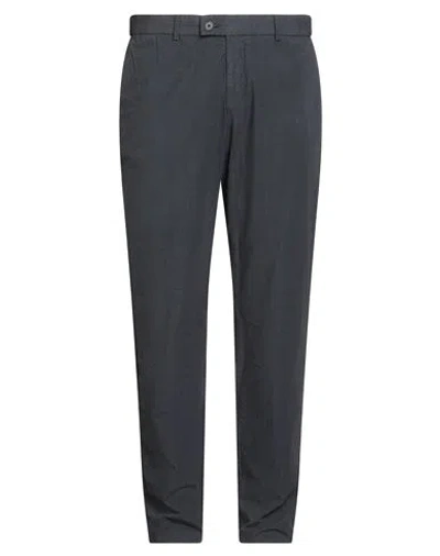 Hiltl Man Pants Charcoal Size 42 Cotton, Elastane In Black