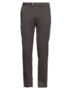 Hiltl Man Pants Chocolate Brown Size 40 Cotton, Elastane In Brown