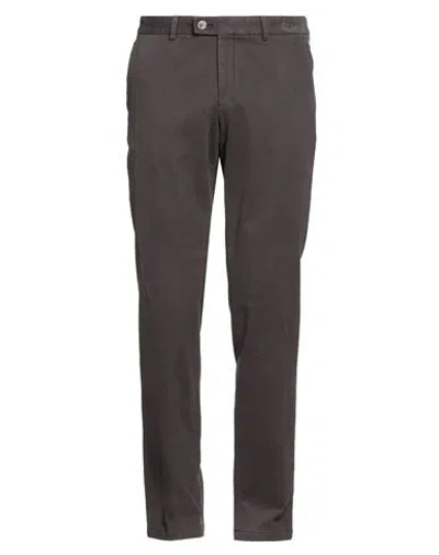Hiltl Man Pants Chocolate Brown Size 40 Cotton, Elastane