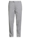 Hiltl Man Pants Grey Size 40s Cotton, Elastane In Gray
