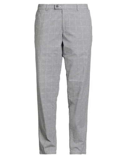 Hiltl Man Pants Grey Size 40s Cotton, Elastane In Gray