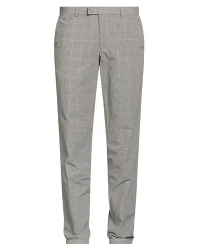 Hiltl Man Pants Grey Size 42 Cotton, Elastane In Gray