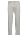Hiltl Man Pants Grey Size 44s Cotton, Elastane In Grey