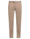 Hiltl Man Pants Khaki Size 40 Cotton, Elastane In Brown