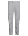 Hiltl Man Pants Light Grey Size 38 Cotton, Elastane In Gray