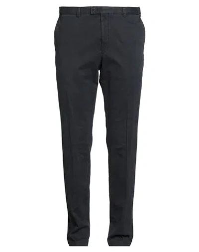Hiltl Man Pants Midnight Blue Size 42 Cotton, Elastane