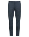 Hiltl Man Pants Midnight Blue Size 42 Cotton, Elastane In Blue