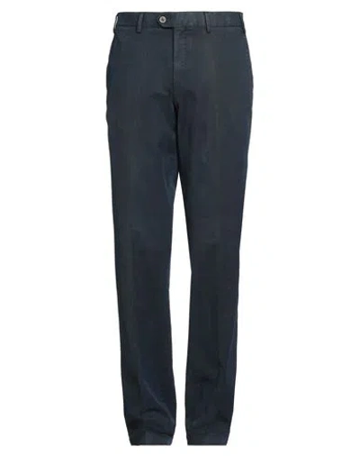 Hiltl Man Pants Navy Size 38 Cotton, Elastane