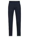 Hiltl Man Pants Navy Size 38 Cotton, Nylon, Elastane In Navy Blue