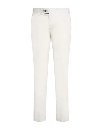 Hiltl Man Pants Off White Size 34 Cotton, Nylon, Elastane