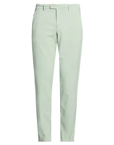 Hiltl Man Pants Sage Green Size 34 Cotton, Elastane