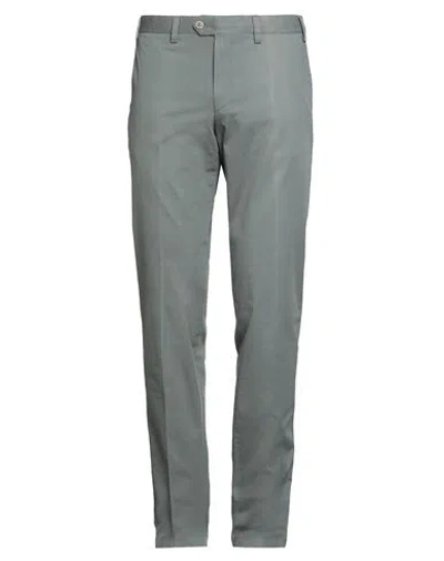 Hiltl Man Pants Sage Green Size 36 Cotton, Elastane