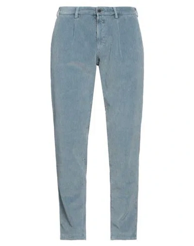 Hiltl Man Pants Slate Blue Size 34 Cotton, Elastane