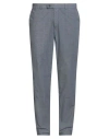 Hiltl Man Pants Slate Blue Size 42 Cotton, Elastane In Gray