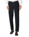 Hiltl Piacenza Perfetto High Twist Wool Stretch Pants In Black