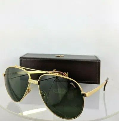 Pre-owned Hilton Brand Authentic  London Sunglasses Club 8 C 2 54mm 24kt Gold Frame In Green