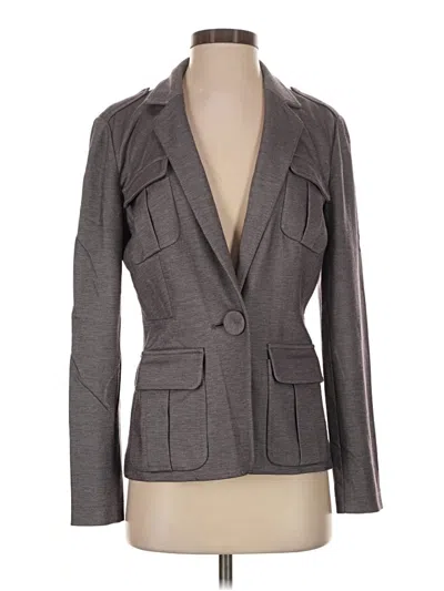 Pre-owned Hilton Hollis Blazer Jacket In Gray