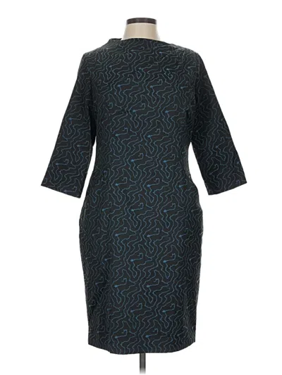 Pre-owned Hilton Hollis Casual Dress In Teal