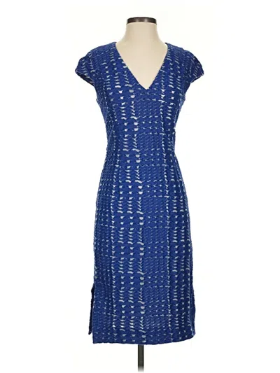 Pre-owned Hilton Hollis Cocktail Dress In Blue