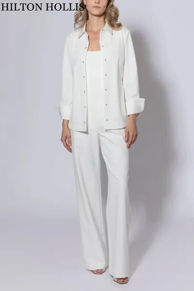 Hilton Hollis Miracle Stretch Pant In White