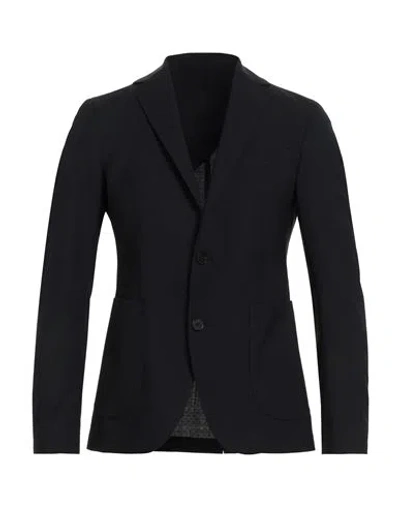 Hilton Man Blazer Black Size 40 Virgin Wool, Polyester, Lycra