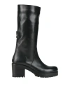 HILYA HILYA WOMAN BOOT BLACK SIZE 10 LEATHER